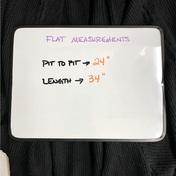 Women’s Black Open Front Dolman Sleeve Knit Cardigan W Pockets M - Picture 5 of 13